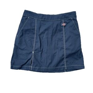 Women's Dickies Mini Skirt Navy Blue Size 28